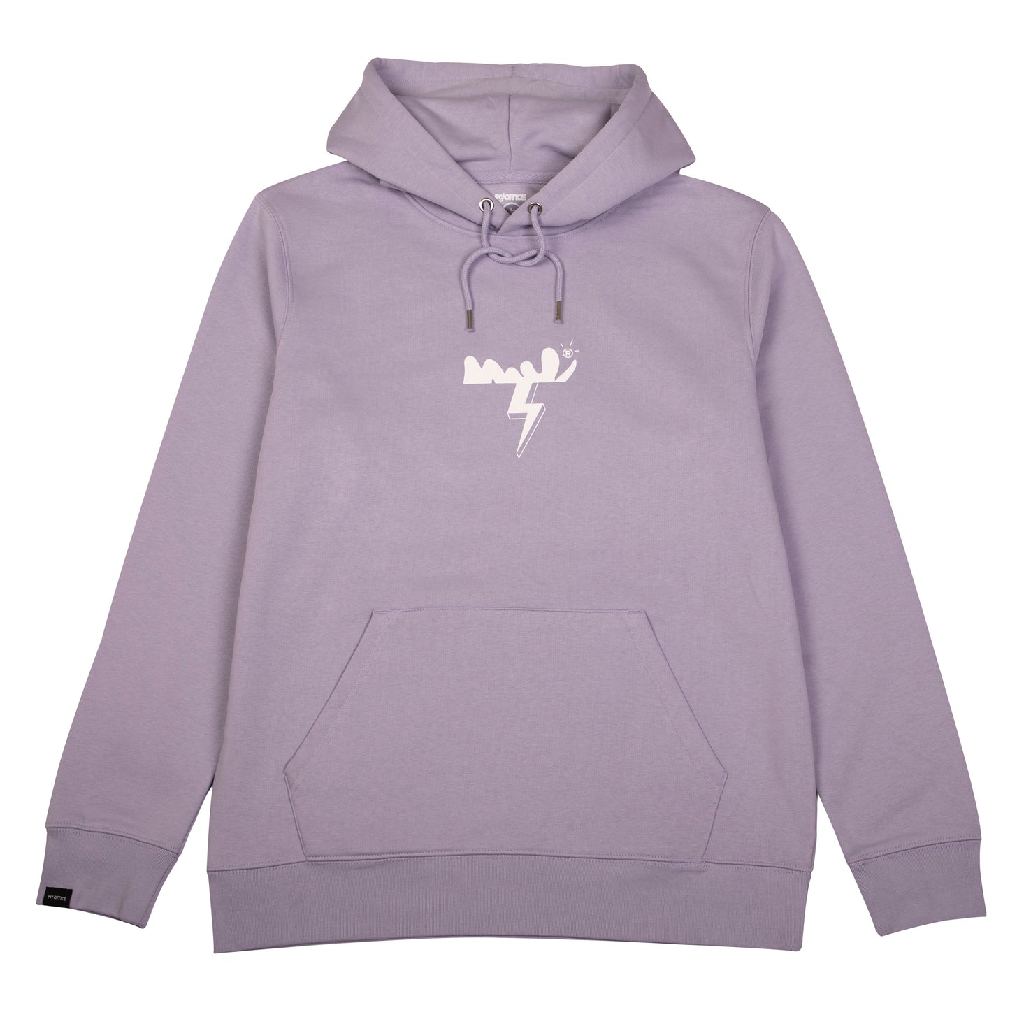 Sudadera con capucha color lavanda. Modelo PRO RIDER