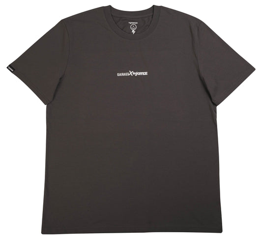 Camiseta de manga corta GARAGEX x MY OFFICE. Color gris oscuro.
